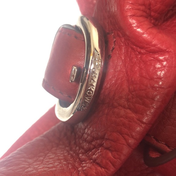 B Makousky red soft leather bag - Picture 8 of 16